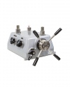 Manometer-Prüfpumpe PS 600 G im Gehäuse 0 bis 600 bar Handrad (Spindelpumpe) Kalibriertechnik Hydraulikausführung Druckerzeugung 